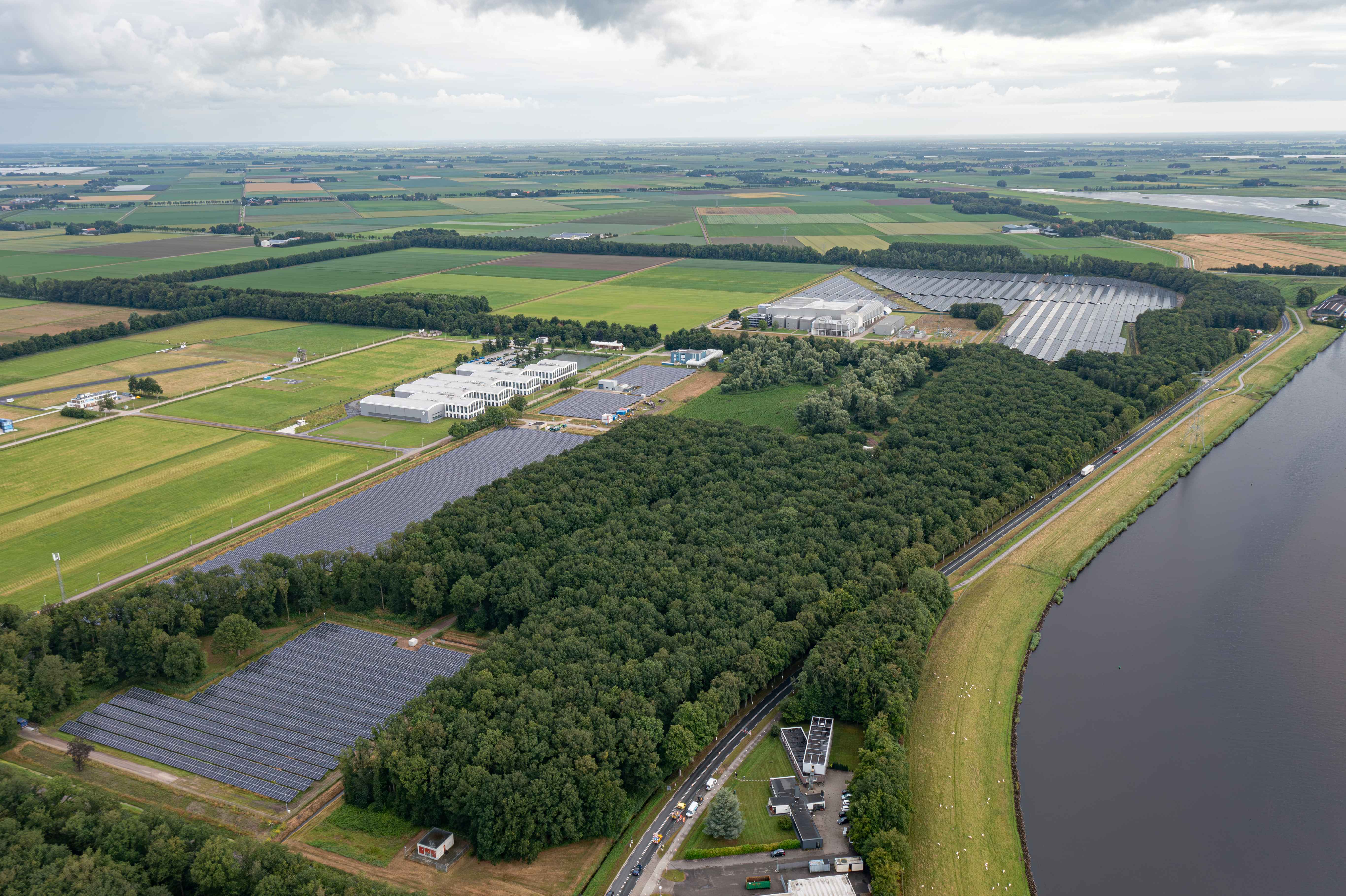 zonnepark Sunspace - luchtfoto