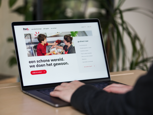 laptop met hvcgroep.nl