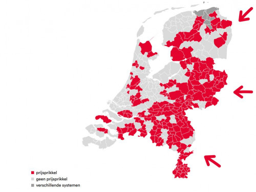 Overzichtskaart recycle-tarief