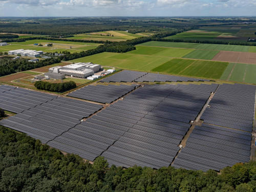 zonnepark Sunspace - luchtfoto veld A