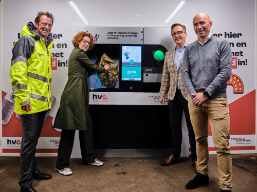 Statiegeldbulkmachine officieel in gebruik genomen